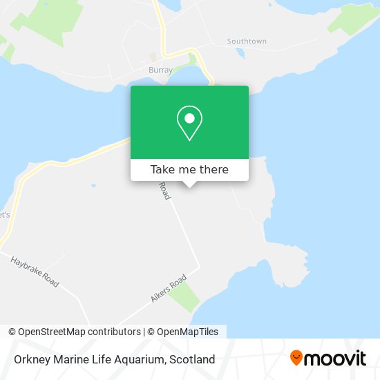 Orkney Marine Life Aquarium map