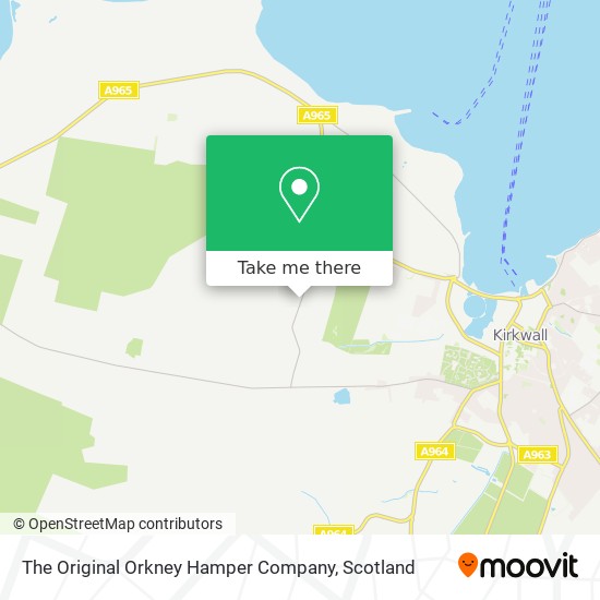 The Original Orkney Hamper Company map