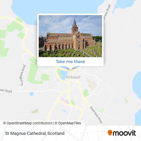 St Magnus Cathedral map