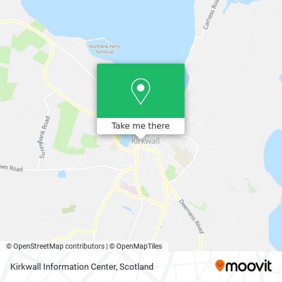 Kirkwall Information Center map
