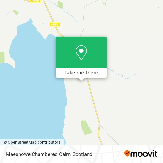 Maeshowe Chambered Cairn map