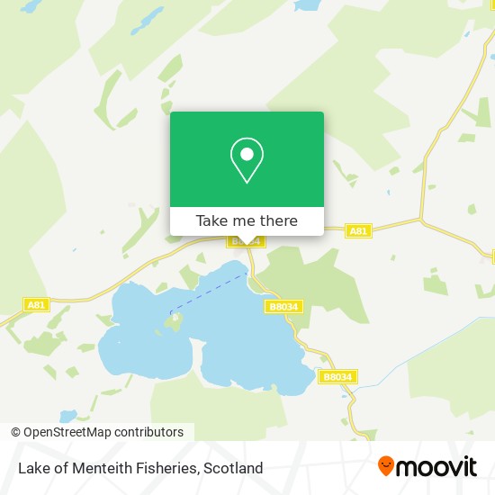 Lake of Menteith Fisheries map
