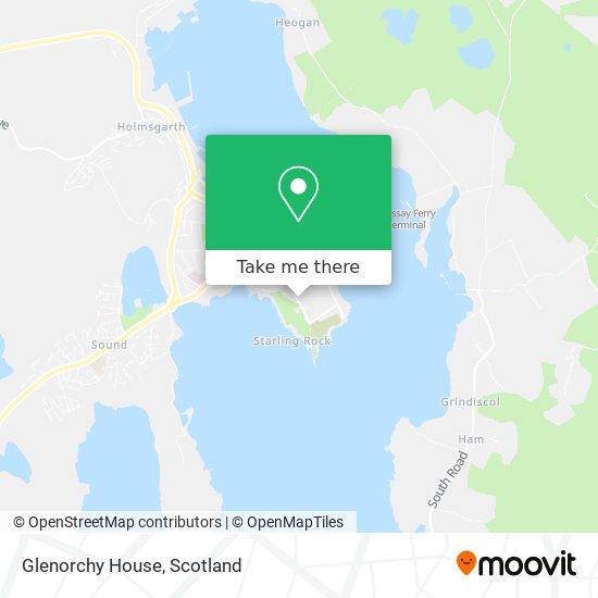 Glenorchy House map