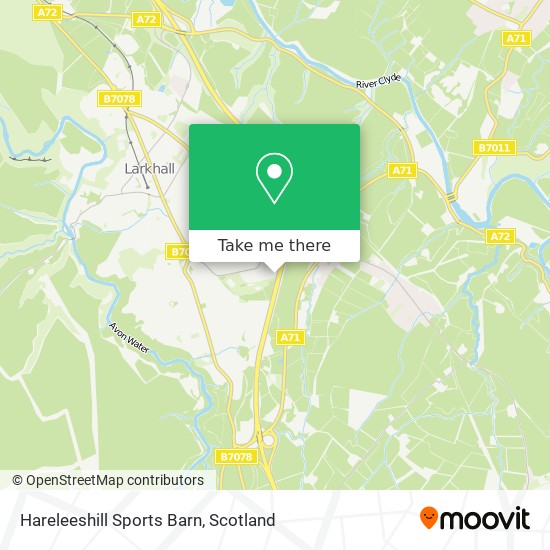 Hareleeshill Sports Barn map