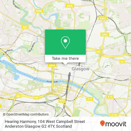 Hearing Harmony, 104 West Campbell Street Anderston Glasgow G2 4TY map
