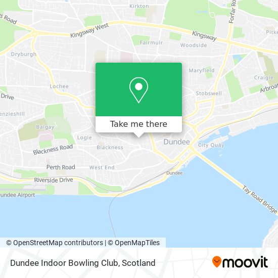 Dundee Indoor Bowling Club map