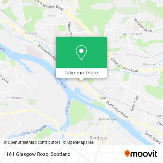 161 Glasgow Road map
