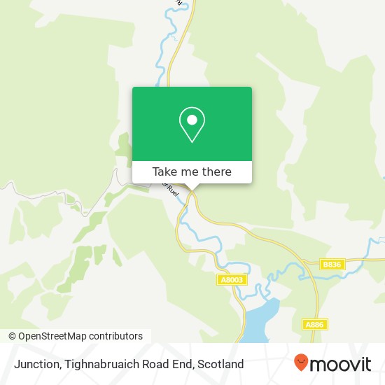 Junction, Tighnabruaich Road End map