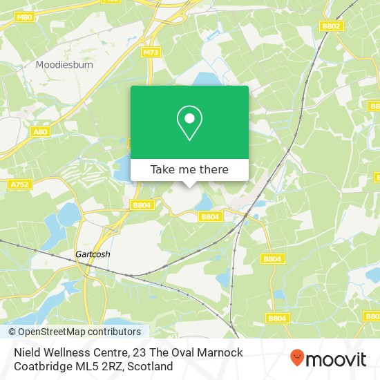 Nield Wellness Centre, 23 The Oval Marnock Coatbridge ML5 2RZ map