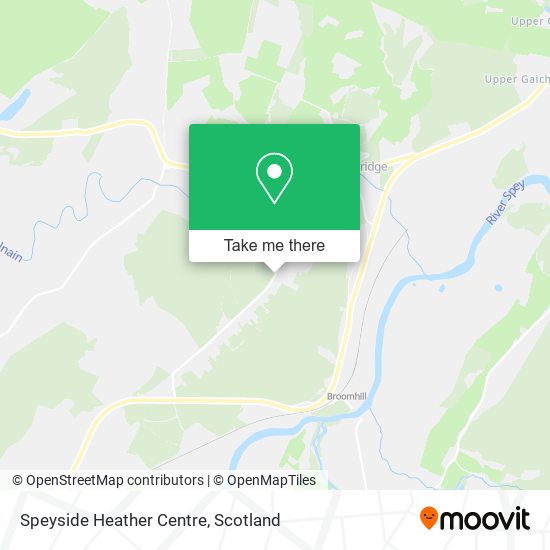 Speyside Heather Centre map
