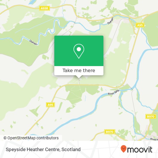 Speyside Heather Centre map