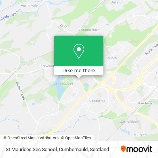 St Maurices Sec School, Cumbernauld map