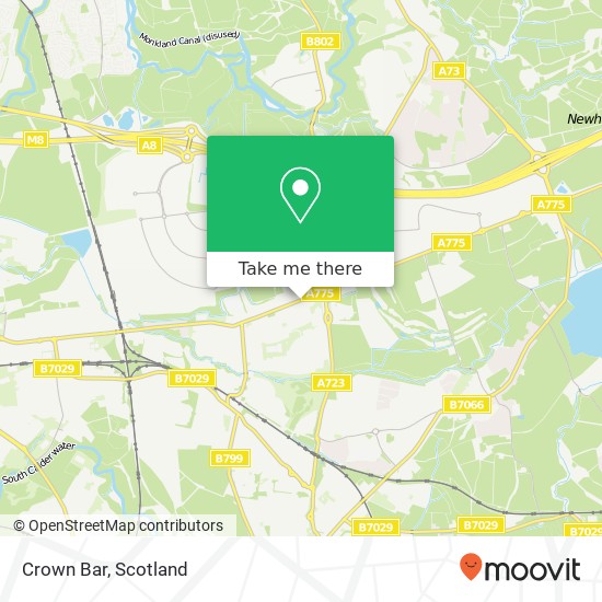 Crown Bar map