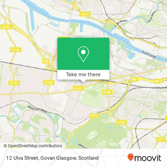 12 Ulva Street, Govan Glasgow map