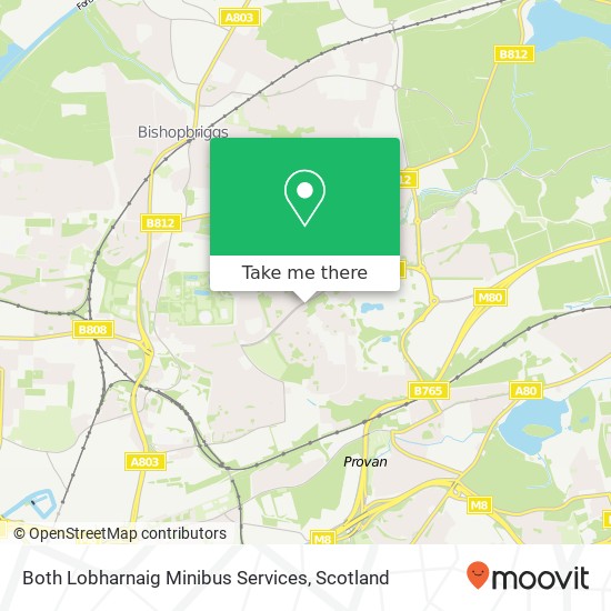 Both Lobharnaig Minibus Services map