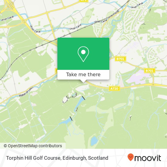 Torphin Hill Golf Course, Edinburgh map