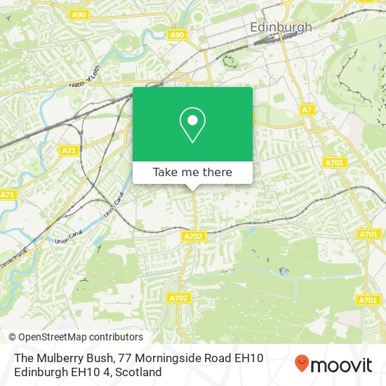 The Mulberry Bush, 77 Morningside Road EH10 Edinburgh EH10 4 map