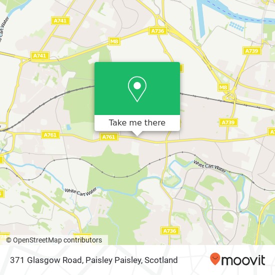 371 Glasgow Road, Paisley Paisley map