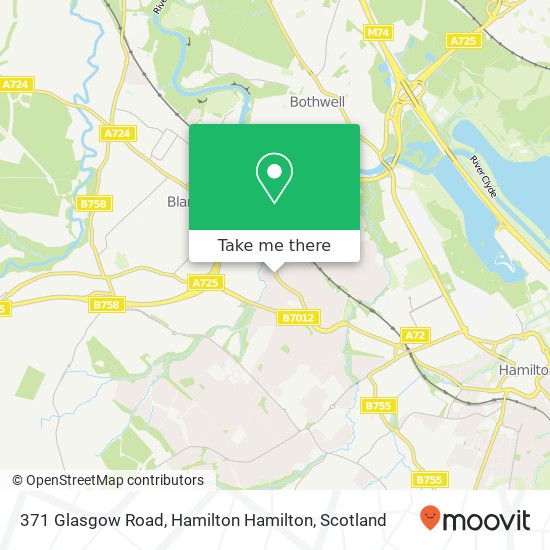 371 Glasgow Road, Hamilton Hamilton map