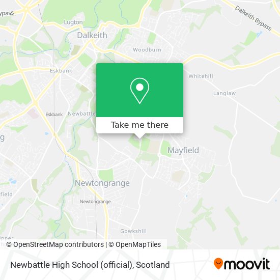 Newbattle High School (official) map