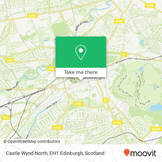 Castle Wynd North, EH1 Edinburgh map