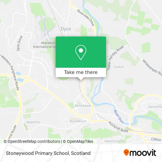 Stoneywood Primary School map