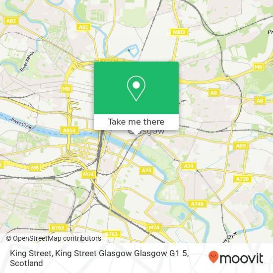 King Street, King Street Glasgow Glasgow G1 5 map