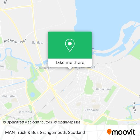 MAN Truck & Bus Grangemouth map