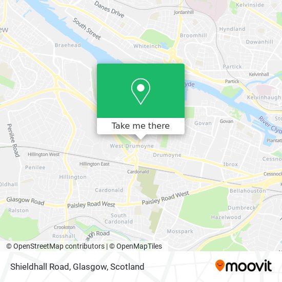 Shieldhall Road, Glasgow map