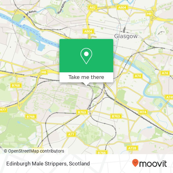 Edinburgh Male Strippers map