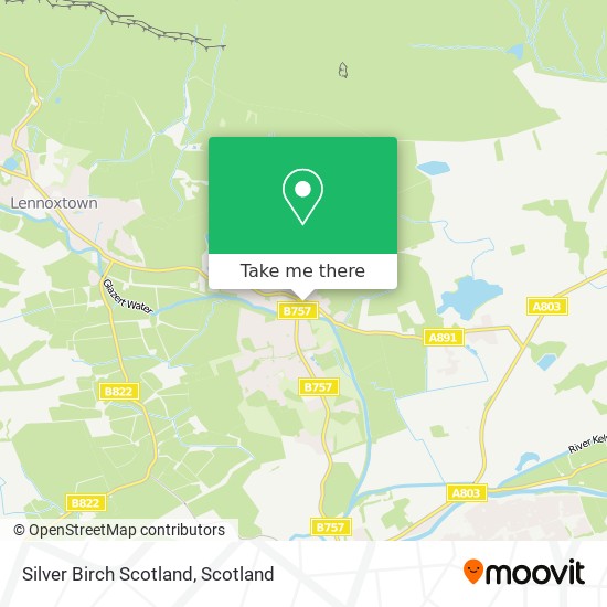 Silver Birch Scotland map