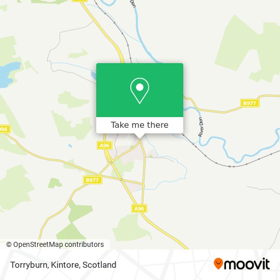 Torryburn, Kintore map