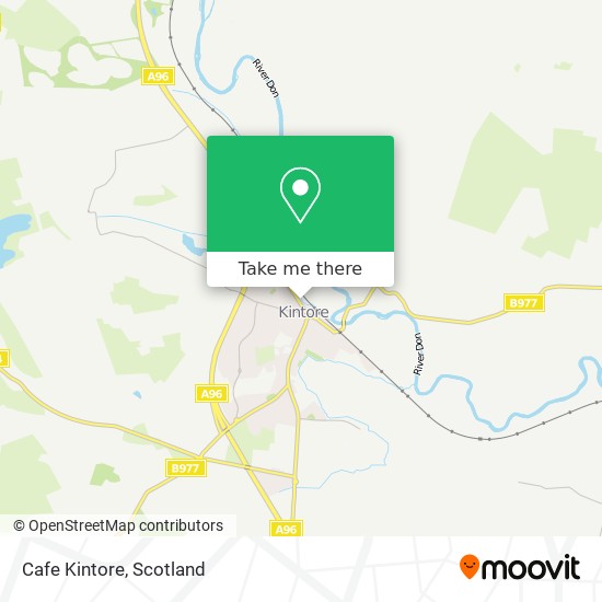 Cafe Kintore map
