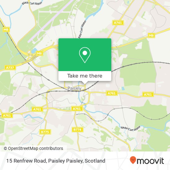 15 Renfrew Road, Paisley Paisley map