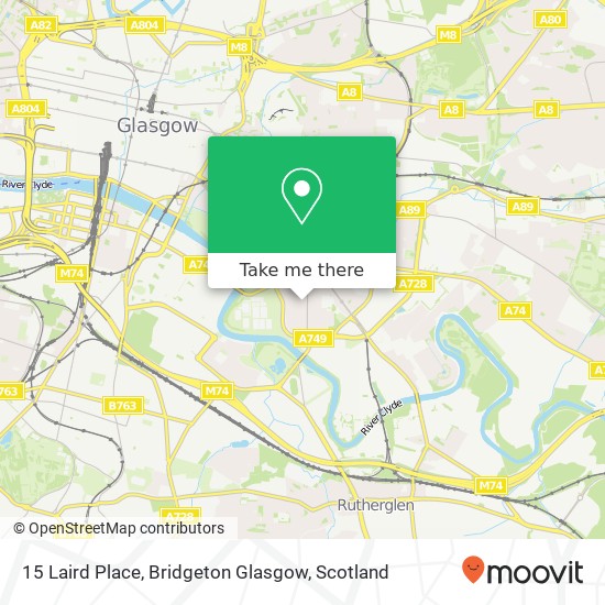 15 Laird Place, Bridgeton Glasgow map