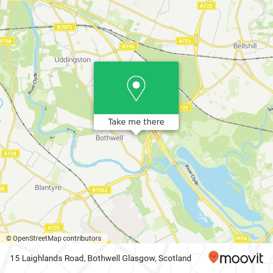 15 Laighlands Road, Bothwell Glasgow map