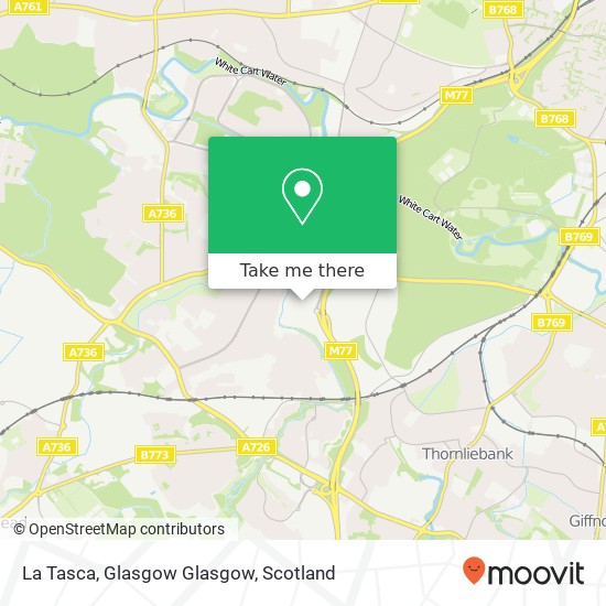 La Tasca, Glasgow Glasgow map