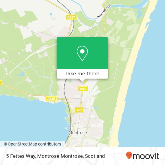 5 Fettes Way, Montrose Montrose map