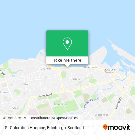 St Columbas Hospice, Edinburgh map