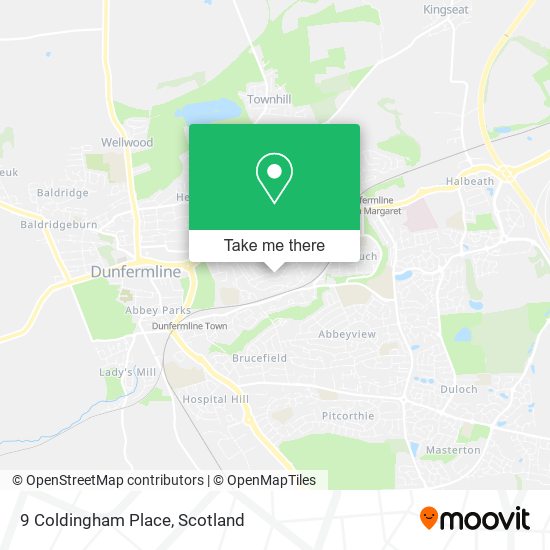 9 Coldingham Place map