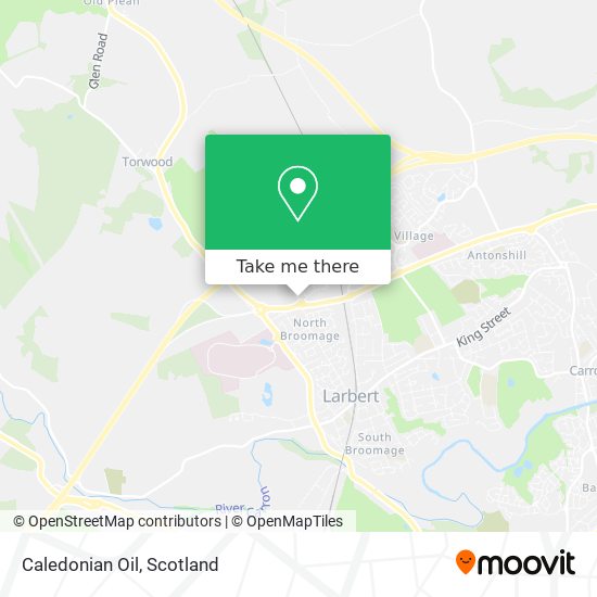 Caledonian Oil map