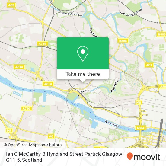 Ian C McCarthy, 3 Hyndland Street Partick Glasgow G11 5 map