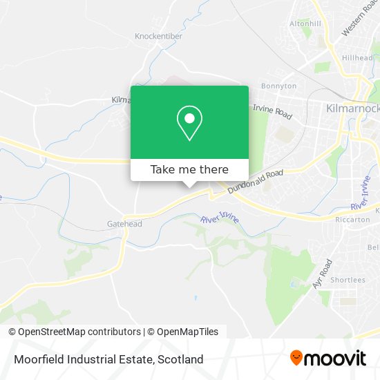 Moorfield Industrial Estate map