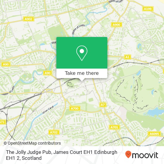 The Jolly Judge Pub, James Court EH1 Edinburgh EH1 2 map