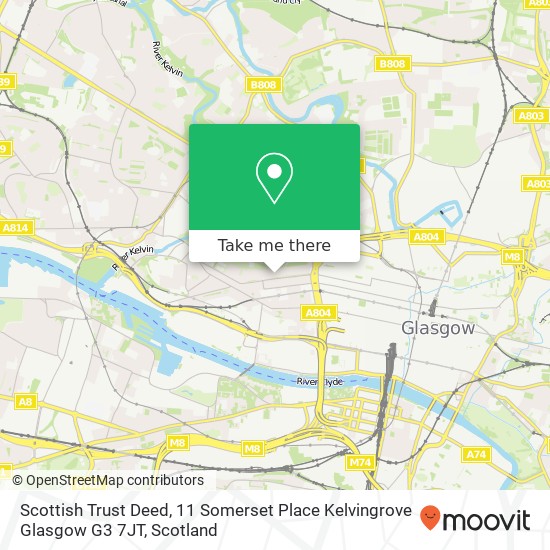 Scottish Trust Deed, 11 Somerset Place Kelvingrove Glasgow G3 7JT map