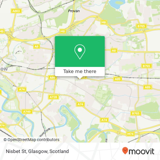 Nisbet St, Glasgow map