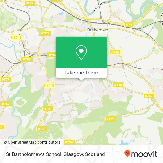 St Bartholomews School, Glasgow map