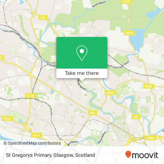 St Gregorys Primary, Glasgow map
