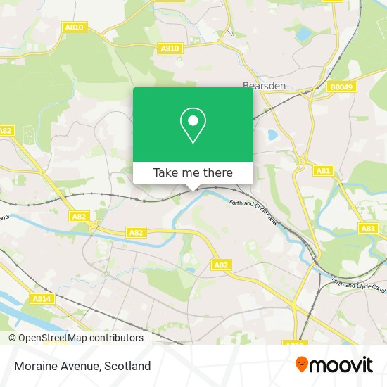 Moraine Avenue map