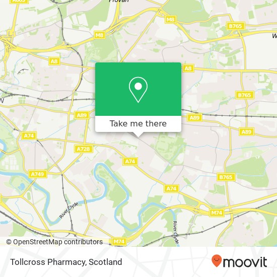 Tollcross Pharmacy map